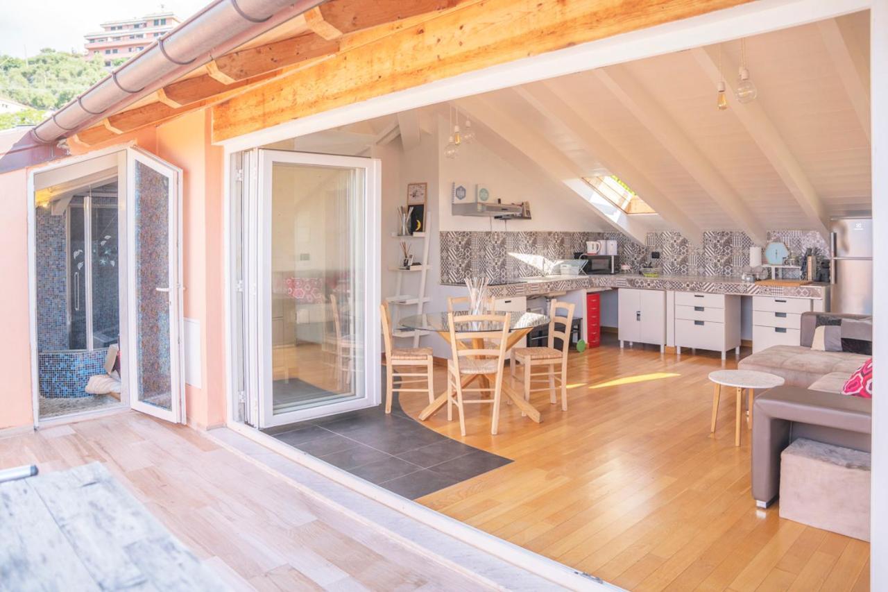 Apartamento 016 - Casa Tranquilla Vista Mare, Pace E Natura - 10 Minuti Dalla Spiaggia Sestri Levante Exterior foto